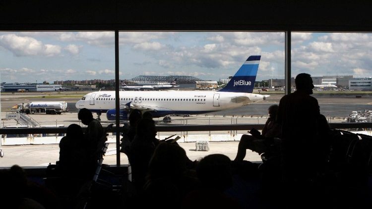 Ferienstart am Flughafen