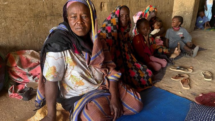 Donne sfollate dal Kordofan meridionale a El Obeid, nello Stato del Kordofan settentrionale