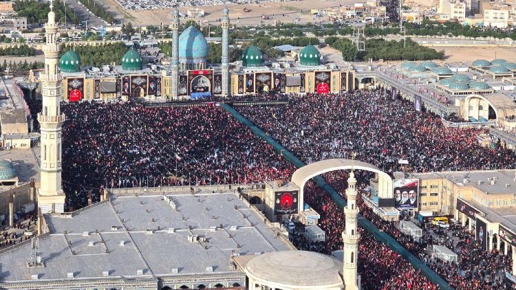 Prozession anl&auml;sslich der Beisetzung des Obersten F&uuml;hrers Ali Khamenei am Montag, dem 6. Juli 2026, in Teheran