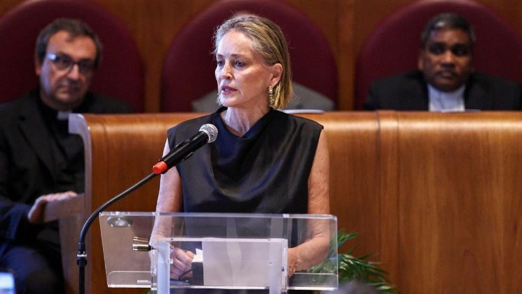 L'attrice Sharon Stone