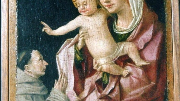 [ Photo Embed: La Madonna con Bambino nella tavoletta bifronte di Antonello da Messina (Reuters)]