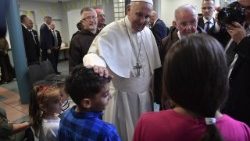 François en Irlande en 2018 lors de la Rencontre mondiale des familles