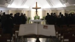 La messe du 25 octobre 2018 à la Maison Sainte-Marthe.