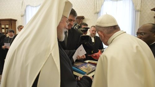 Ekumeeninen rukoushetki Pyh&auml;n Birgitan Kirkossa Roomassa keskiviikkona 22.1.