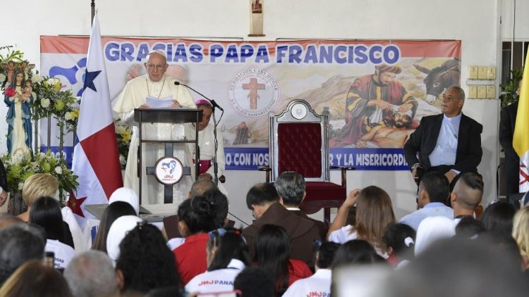 Papst Franziskus 2019 beim WJT in Panama