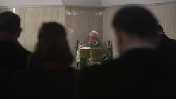 Papstmesse in Santa Marta