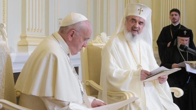 Papa Francisc și patriarhul Daniel în contextul călătoriei apostolice în România din 2019