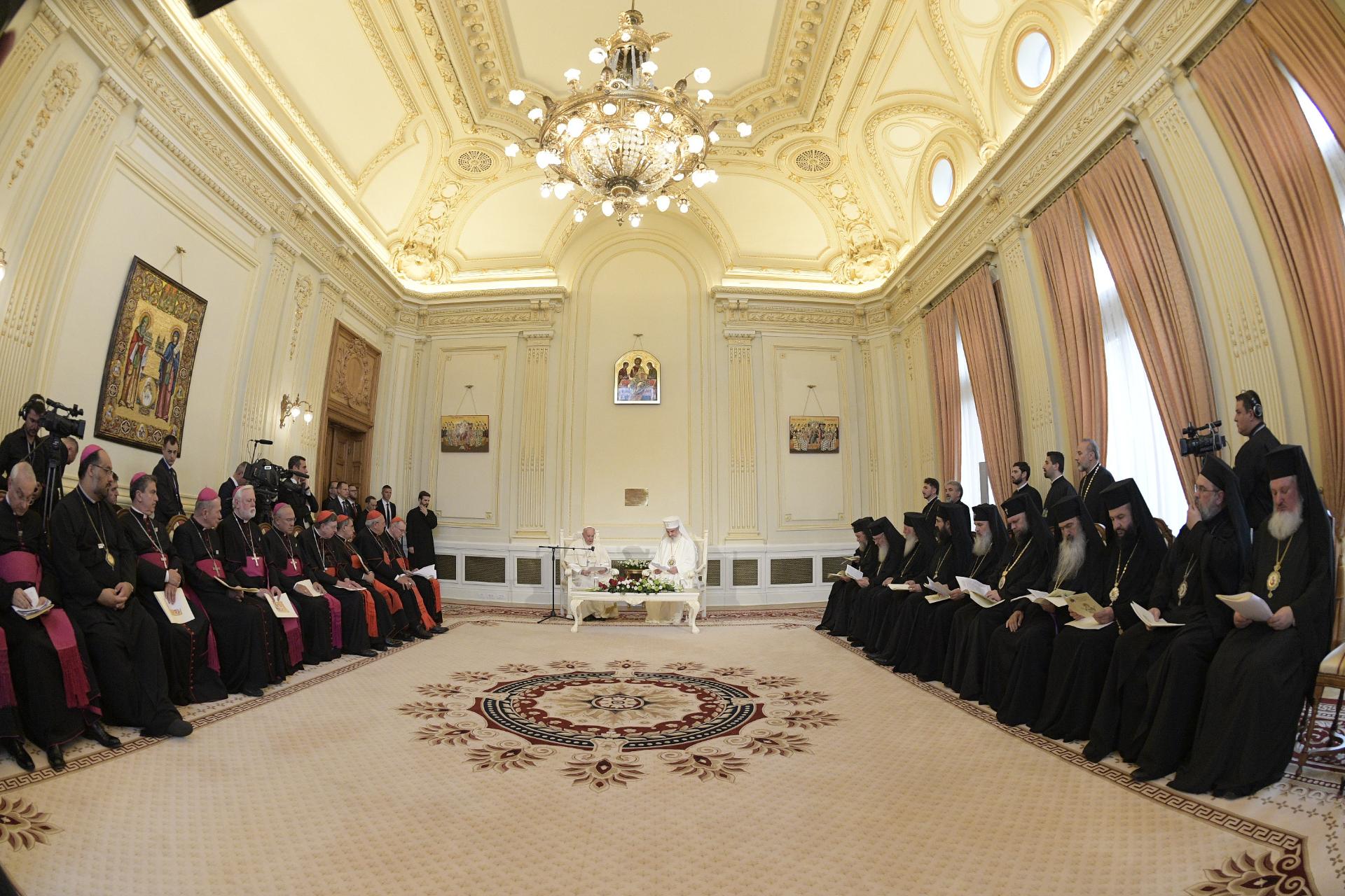 Incontro con il Sinodo permanente della Chiesa ortodossa romena (31-05-2019)