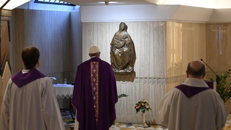 2020.03.16 Messa Santa Marta