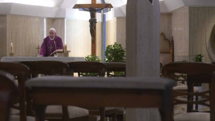 Die Frühmesse mit Franziskus