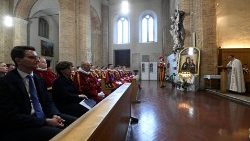 Bei einer Liturgie im Campo Santo Teutonico