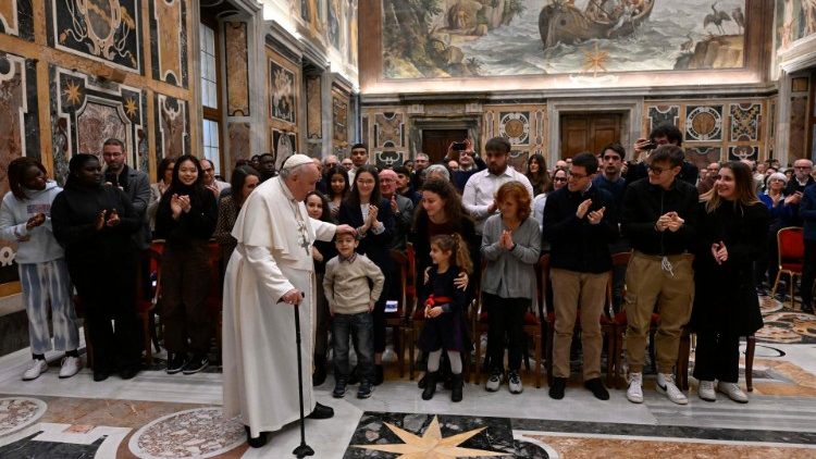 L'incontro di Francesco con il Sermig