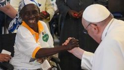 2023.02.01 Viaggio Apostolico nella Repubblica Democratica del Congo e in Sud Sudan - Incontro con i Rappresentanti di alcune Opere caritative