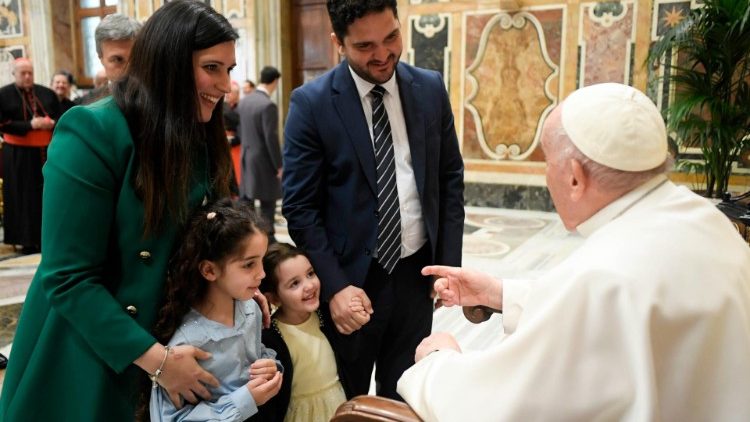 Аўдыенцыя для ўдзельнікаў асамблеі Дыкастэрыі па справах свецкіх, сям'і і жыцця (22.04.2023)