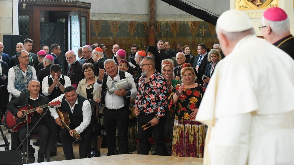 Stretnutie s chudobnými a utečencami v Kostole sv. Alžbety (29. apr. 2023)