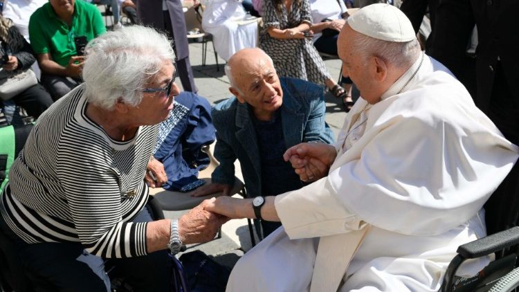 Le Pape lors de l'audience du 7 juin 2023