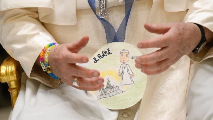 Eine Medaille f&uuml;r den Papst