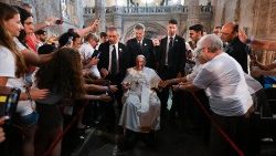 2023.08.02 Viaggio Apostolico in Portogallo in occasione della XXXVII Giornata Mondiale della Gioventu' - Vespri presso Mosteiro dos Jero'nimos