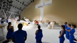 2023.08.05 Viaggio Apostolico in Portogallo in occasione della XXXVII Giornata Mondiale della Gioventu' - Veglia con i giovani