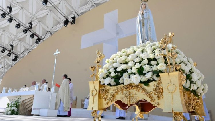 Messe de clôture et angélus lors des 37e JMJ de Lisbonne (Portugal), le 6 août 2023. 