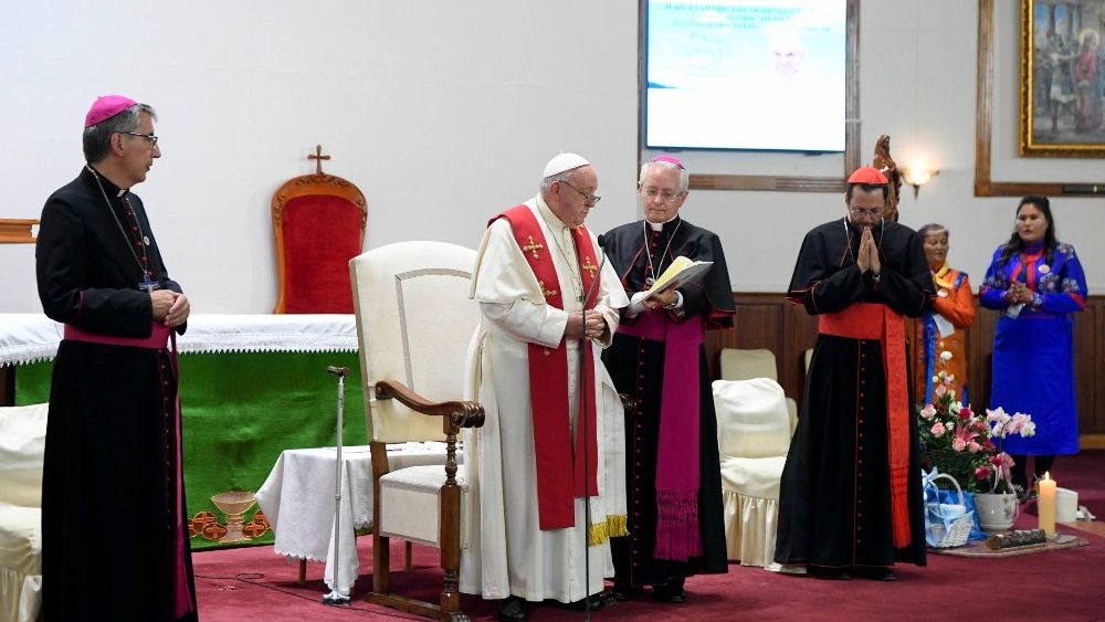 2023.09.02 Viaggio Apostolico in Mongolia - Incontro Vescovi