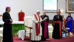 2023.09.02 Viaggio Apostolico in Mongolia - Incontro Vescovi