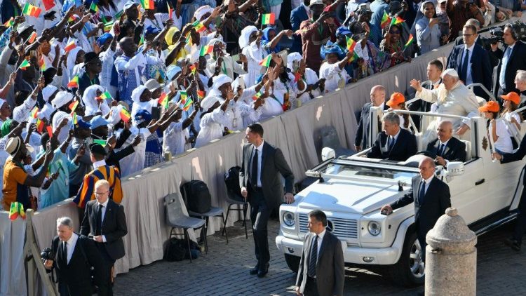 Общая аудиенция в Ватикане 6 сентября 2023 г.