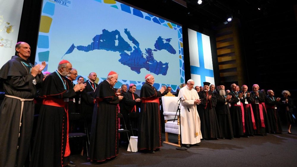 Удзел Папы ў заключнай сесіі ІІІ Міжземнаморскіх сустрэч