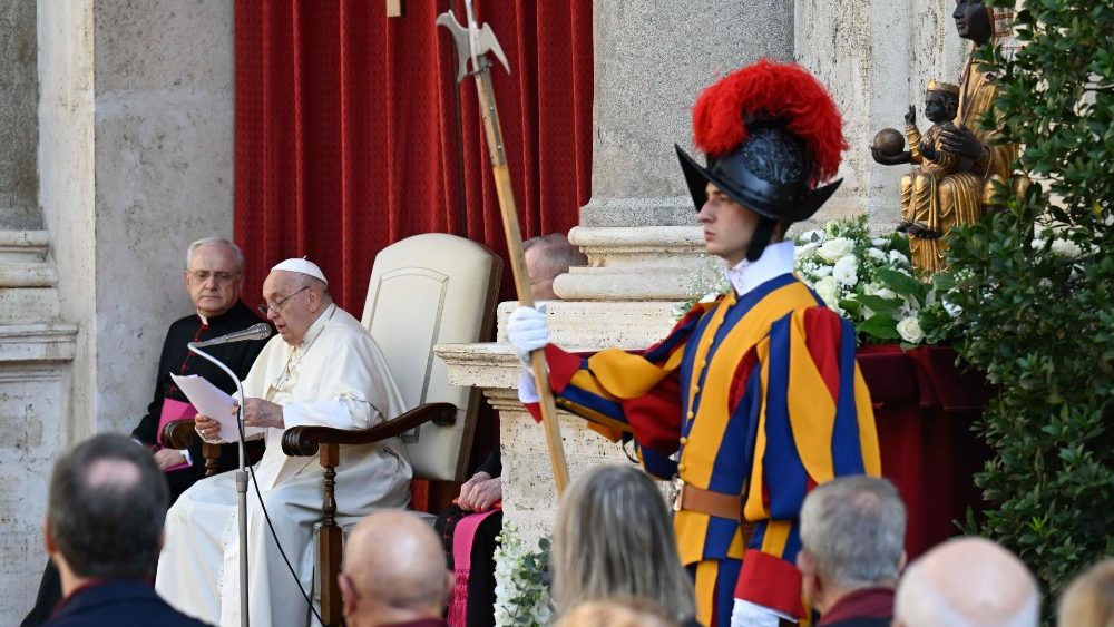 Аўдыенцыя для Брацтва Маці Божай Мансэрацкай