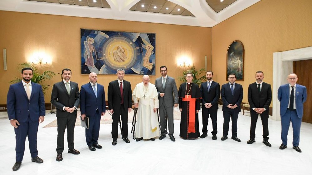 A audiência de Francisco com o presidente designado para a COP 28