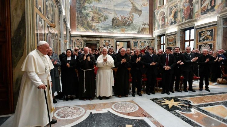 Audiencja dla uczestników kongresu nt. „Wspólnotowego wymiaru świętości”. 