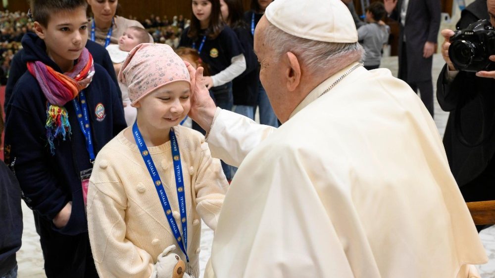 Аўдыенцыя для Італьянскага нацыянальнага саюза транспартавання хворых у Лурд і міжнародныя санктуарыі