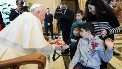 Audiencja dla dzieci z Akcji Katolickiej