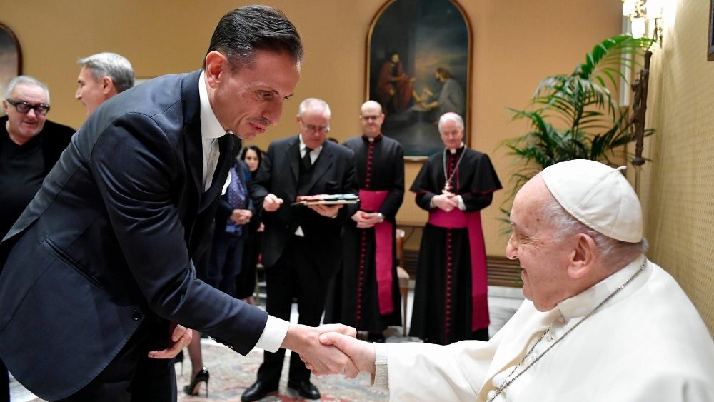 Сустрэча з удзельнікамі Каляднага канцэрта ў Ватыкане