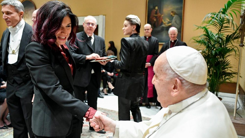 Сустрэча з удзельнікамі Каляднага канцэрта ў Ватыкане