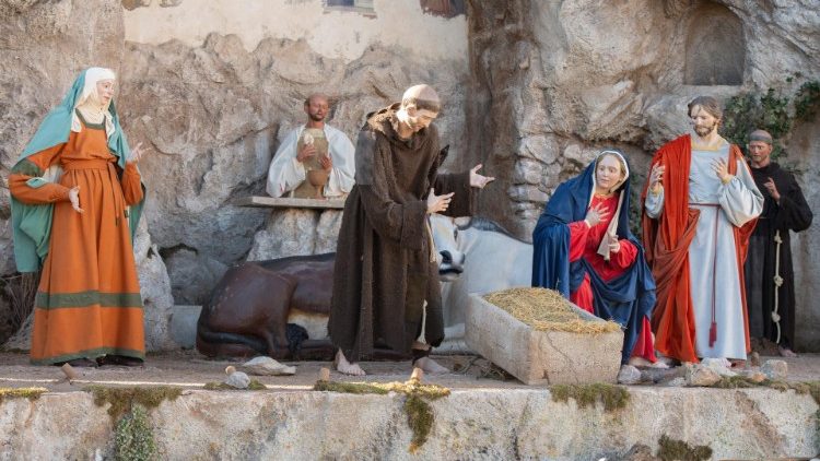 Presépio na Praça São Pedro
