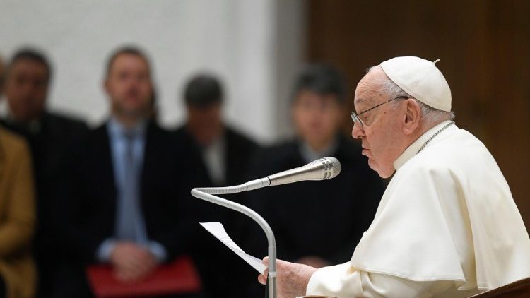 Papst Franziskus bei der Generalaudienz an diesem Mittwoch