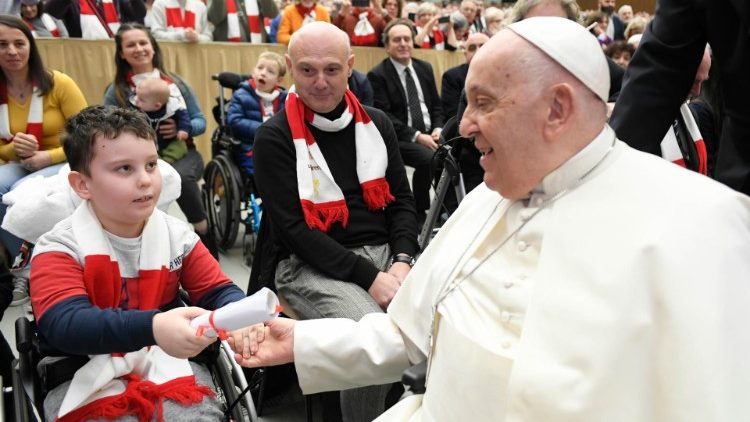 Частная аудиенция в Ватикане (Зал Павла VI, 5 января 2023 г.)