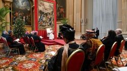 Сустрэча з дыпламатычным корпусам, акрэдытаваным пры Апостальскай Сталіцы