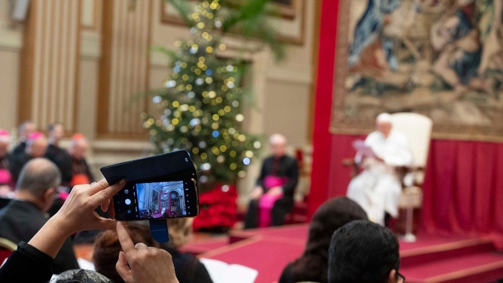 Сустрэча з дыпламатычным корпусам, акрэдытаваным пры Апостальскай Сталіцы