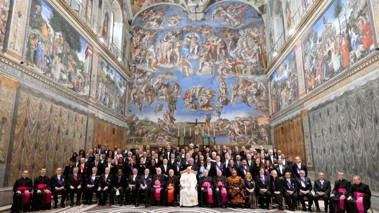 Сустрэча з дыпламатычным корпусам, акрэдытаваным пры Апостальскай Сталіцы