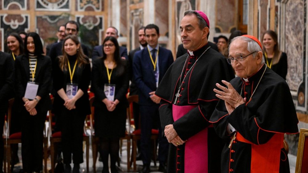 Аўдыенцыя для ўдзельнікаў сустрэчы Toniolo Young Professional Association