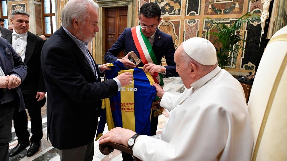 Аўдыецыя для дэлегацыі дыяцэзіі Белуна-Мельтрэ