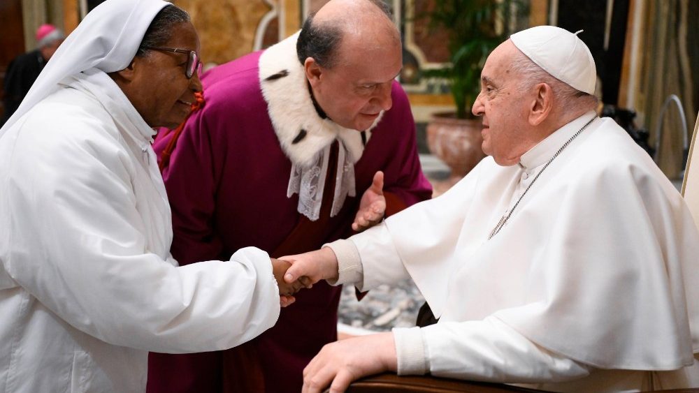 Аўдыенцыя для суддзяў і супрацоўнікаў Трыбунала Рымскай Роты