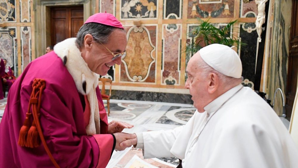 Аўдыенцыя для суддзяў і супрацоўнікаў Трыбунала Рымскай Роты