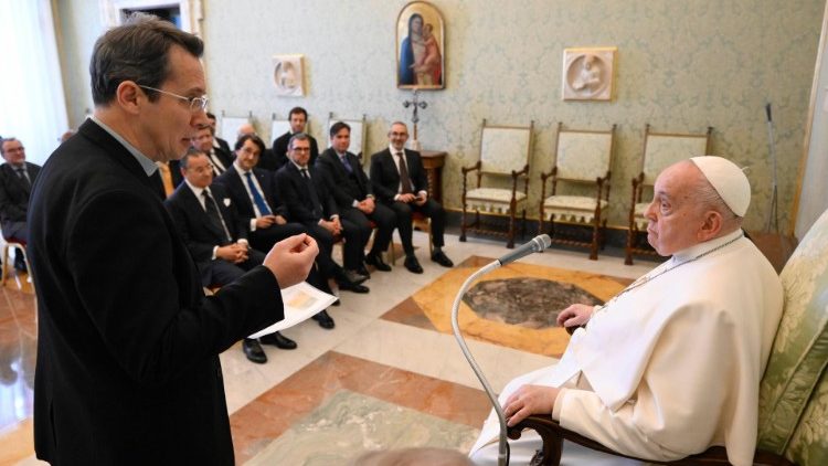 2024.01.26 Delegazione della Rete Mondiale di Preghiera del Papa