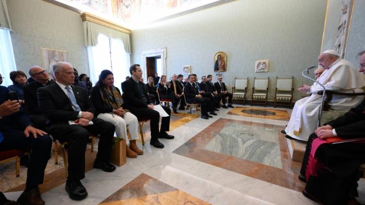 2024.01.26 Delegazione della Rete Mondiale di Preghiera del Papa