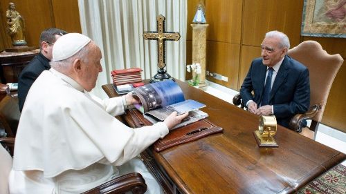 Le Pape a reçu le réalisateur Martin Scorsese au Vatican