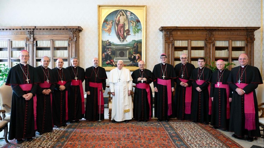 Os bispos em visita "ad Limina Apostolorum" no Vaticano