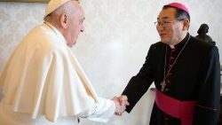 Monseñor Tarcisio Isao Kikuchi, arzobispo de Tokio y presidente de Caritas Internationalis